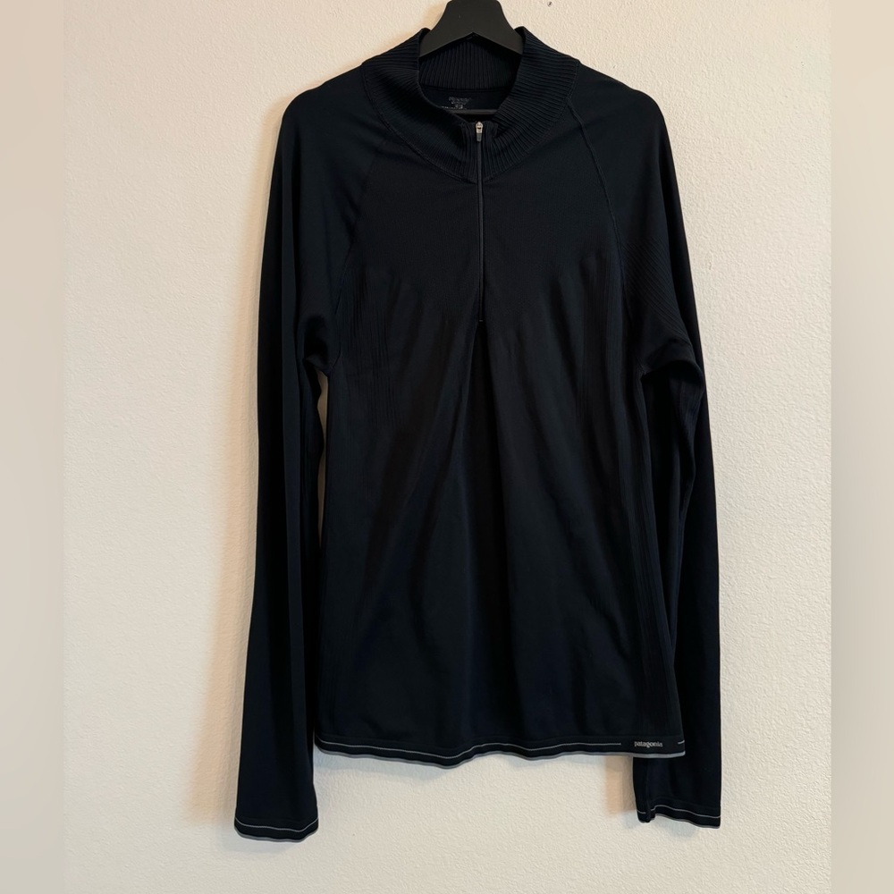 Vintage Patagonia Men’s Capilene Midweight Variable Knit Zip-T Baselayer Shirt